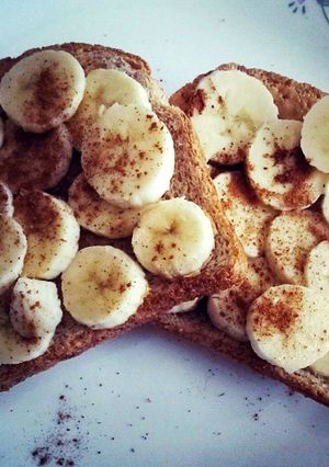 A picture of Healthy Banana & Peanut Butter Breakfast Toast.