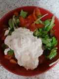 My Soft Cheese and Tomatoe Salad 😊