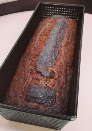 Una foto de Budín de banana y dátiles
