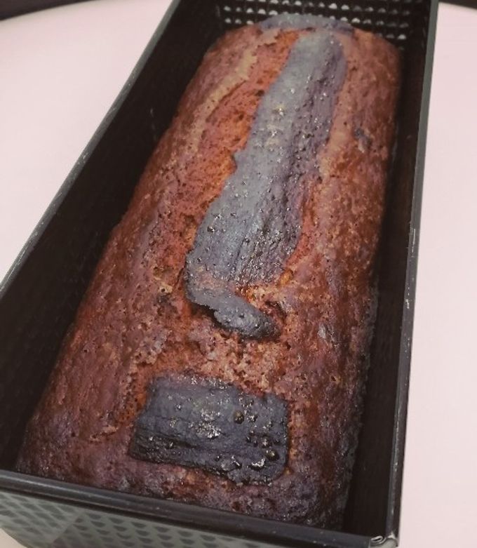 Una foto de Budín de banana y dátiles
