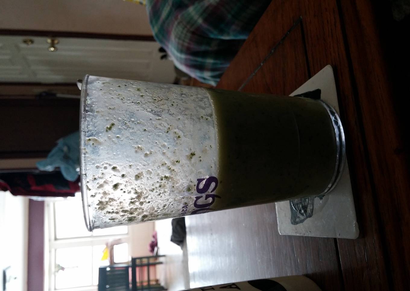 tropical fruit breakfast smoothie