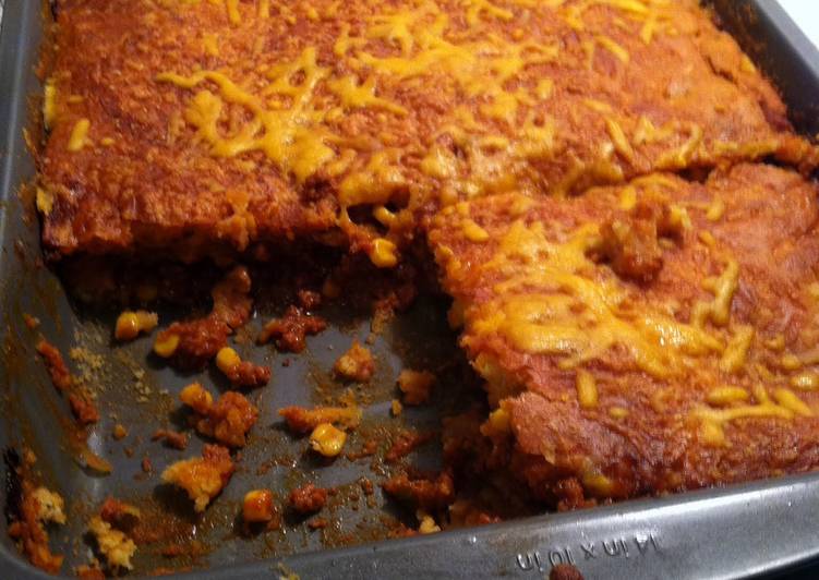 Steps to Prepare Quick Beef Tamale Pie