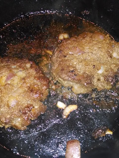 A picture of Hamburgers.