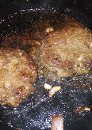 A picture of Hamburgers.