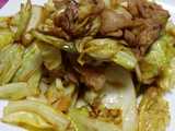lemon soy pork stir fry