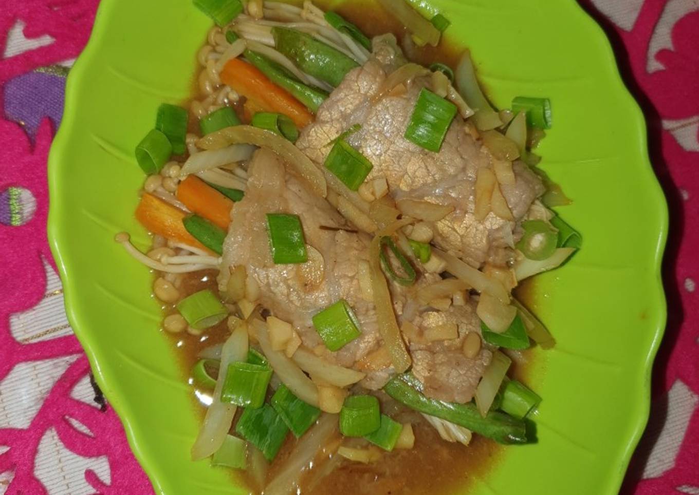 Bulgogi daging sayuran