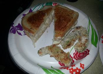 Easiest Way to Recipe Delicious Grilled turkey and havarti sandwiches with garlic mayo