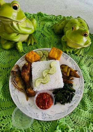 Foto resep Nasi timbel komplit pasundan ala bubu