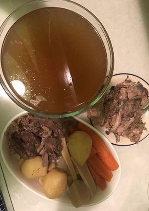 Húsleves recept fotója