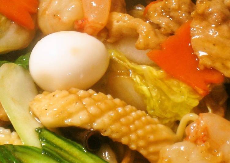 Recipe of Homemade Genuine Chinese Cooking! Ankake Yakisoba