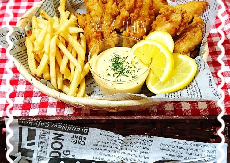 Cara Gampang Menyiapkan Fish &amp; chips yang Enak