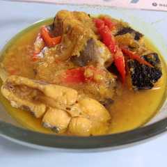 A picture of Ikan Patin Bumbu Kuning.