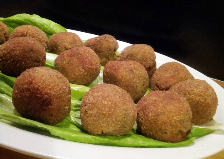 Recipe of Homemade AMIEs Fried ZUCCHINI Balls