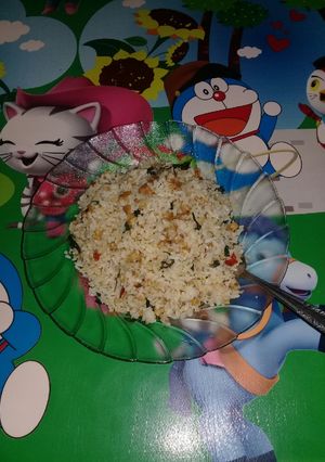 Foto resep Nasi tutug tempe super cepat & irit (recycle)