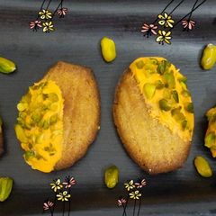 A picture of Orange Madeleines.
