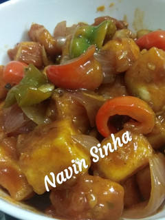 A picture of Paneer Chilli.