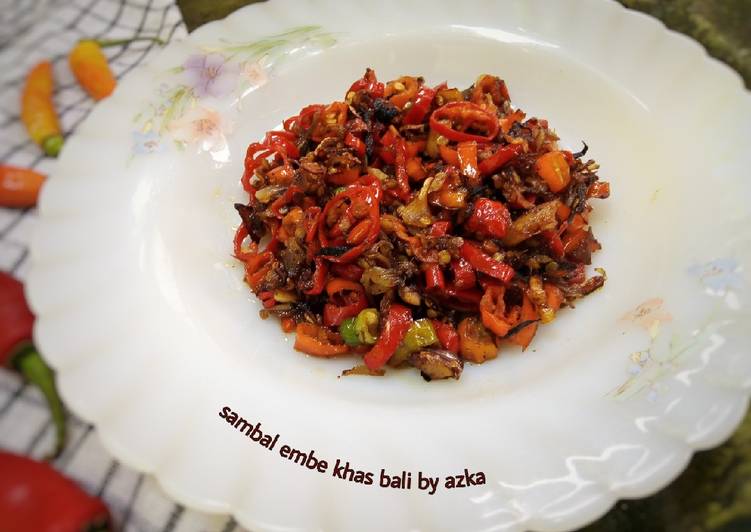 Cara Gampang Menyiapkan Sambal Embe Khas Bali Anti Gagal