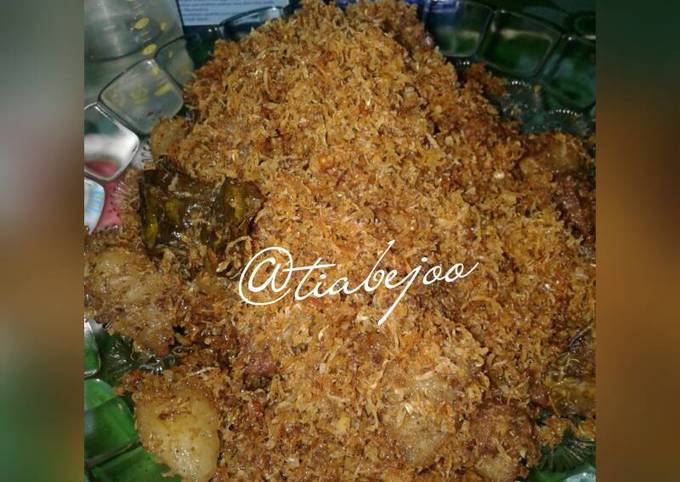 Anti Ribet, Membuat Serundeng Tetelan Sapi ala Resep Mertua😋 Rumahan