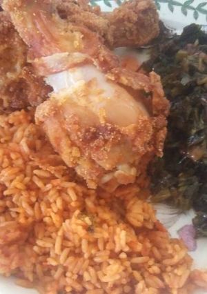 A picture of Homemade southern fried chicken.