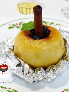♡宛の烘培好”食“光 ✿ 耶誕點心 ♥ 烤蘋果 的食譜成品照片