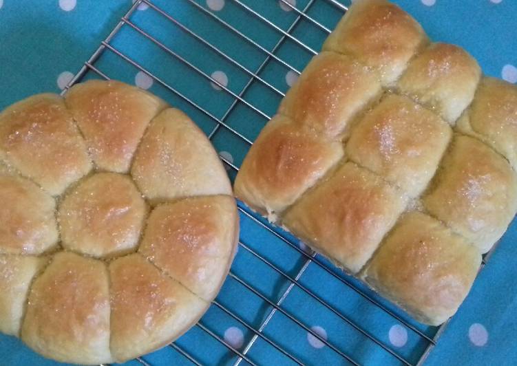 Resep: Roti Ubi Cilembu (overnight soft bread)...minim ulen yang Nikmat