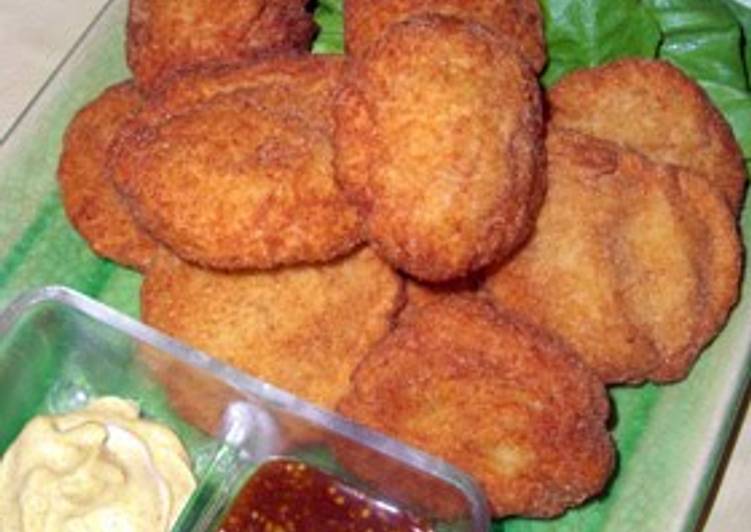 Steps to Prepare Homemade Fried Soybeans and Chicken Nuggets