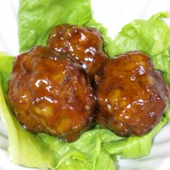 A picture of My Family's Standby Meatballs in Teriyaki Sauce.