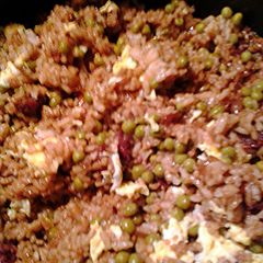 Aryca's favorite fried rice A picture of Aryca's favorite fried rice.