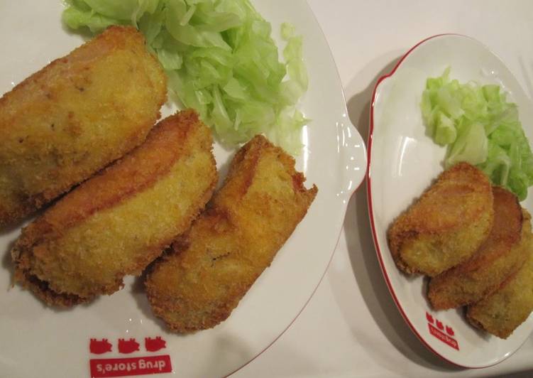 Recipe of Perfect Ham Wrapped Potato Croquettes