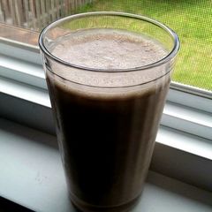 A picture of Healthy Banana Chocolate Smoothie!.