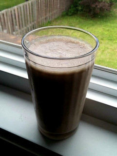A picture of Healthy Banana Chocolate Smoothie!.