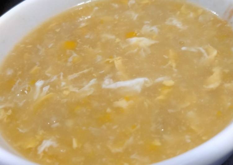 Soup jagung simple