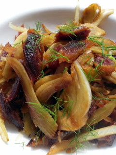A picture of Fennel And Preserved Duck.