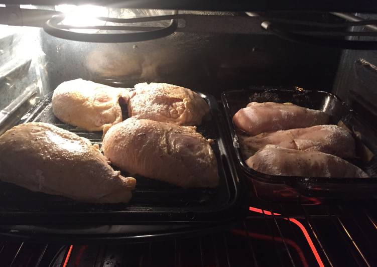 Steps to Prepare Speedy KC&#39;s Oven Fried Lemon Pepper Chicken