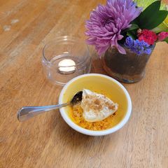 A picture of Frozen Peach Dessert.