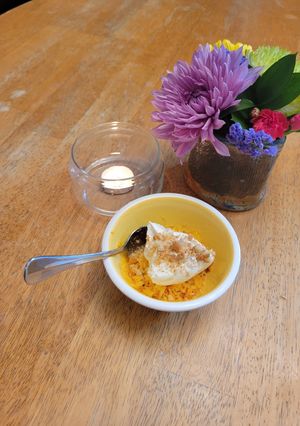 A picture of Frozen Peach Dessert.