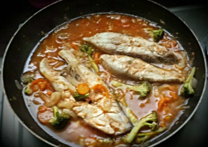 Recipe of Thomas Keller Lemon Fish and Broccoli Stewed in Butter.