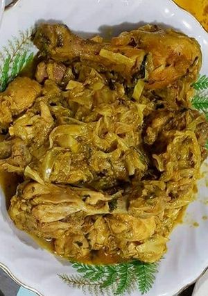 ক্যাবেজ চিকেন কারি রেসিপির প্রধান ছবি