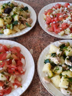 Una foto de Ensaladas marroquíes de verano con verduras *receta original