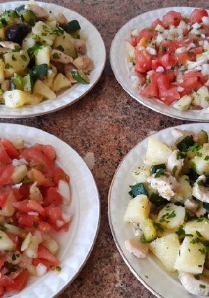 Foto principal de Ensaladas marroquíes de verano con verduras *receta original
