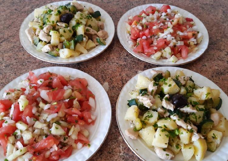 Ensaladas marroquíes de verano con verduras *receta original