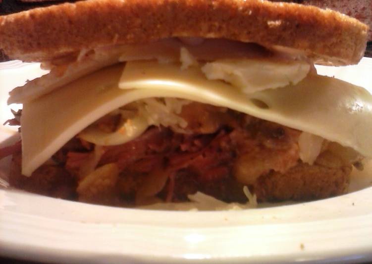 Easy Cheap Dinner Brad&#39;s mile high ruben