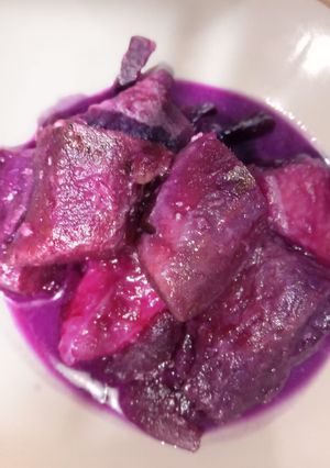 Foto resep Kolak ubi ungu dan pisang tanduk💜🍌