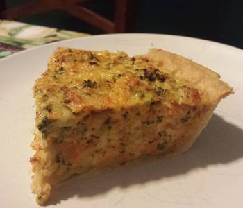 New Recipe Salmon  Broccoli Quiche Delicious Perfect