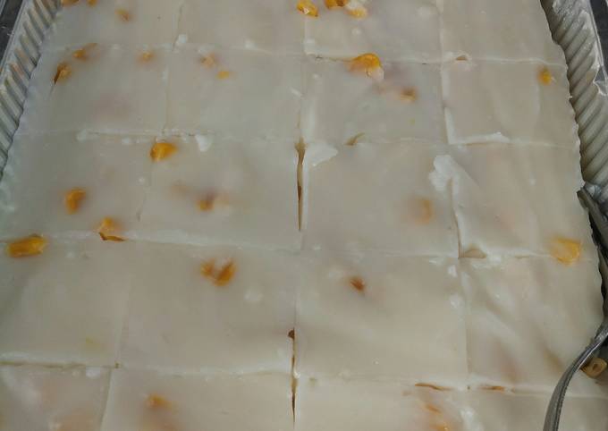 AMIEs Maja Blanca (sweet coconut corn pudding)