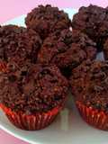 🧁Muffins de chocolate🍫 y avellanas veganos