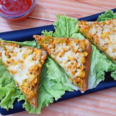 Chickpea Cheesy Veggie Melts for Kids A picture of Chickpea Cheesy Veggie Melts for Kids.