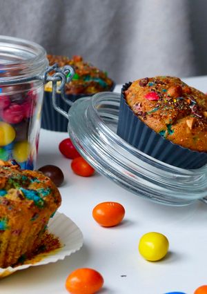 Une photo de Muffins aux M&M's