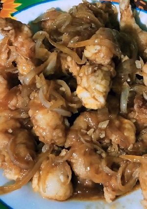 Foto resep Udang goreng tepung saos mentega