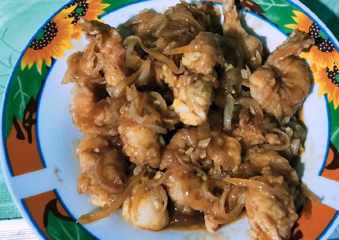 Udang goreng tepung saos mentega